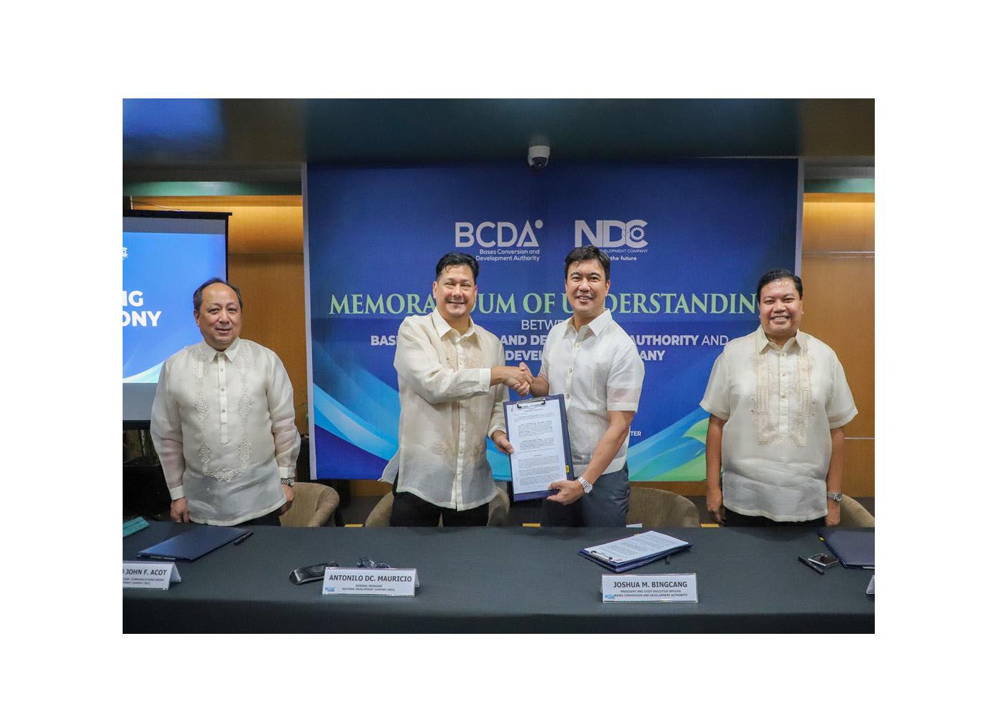 BCDA, NDC sign partnership for New Clark City dev’t