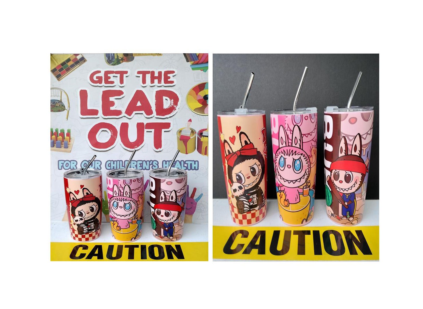 Warning Out on Labubu-Decorated Tumblers with Toxic Lead