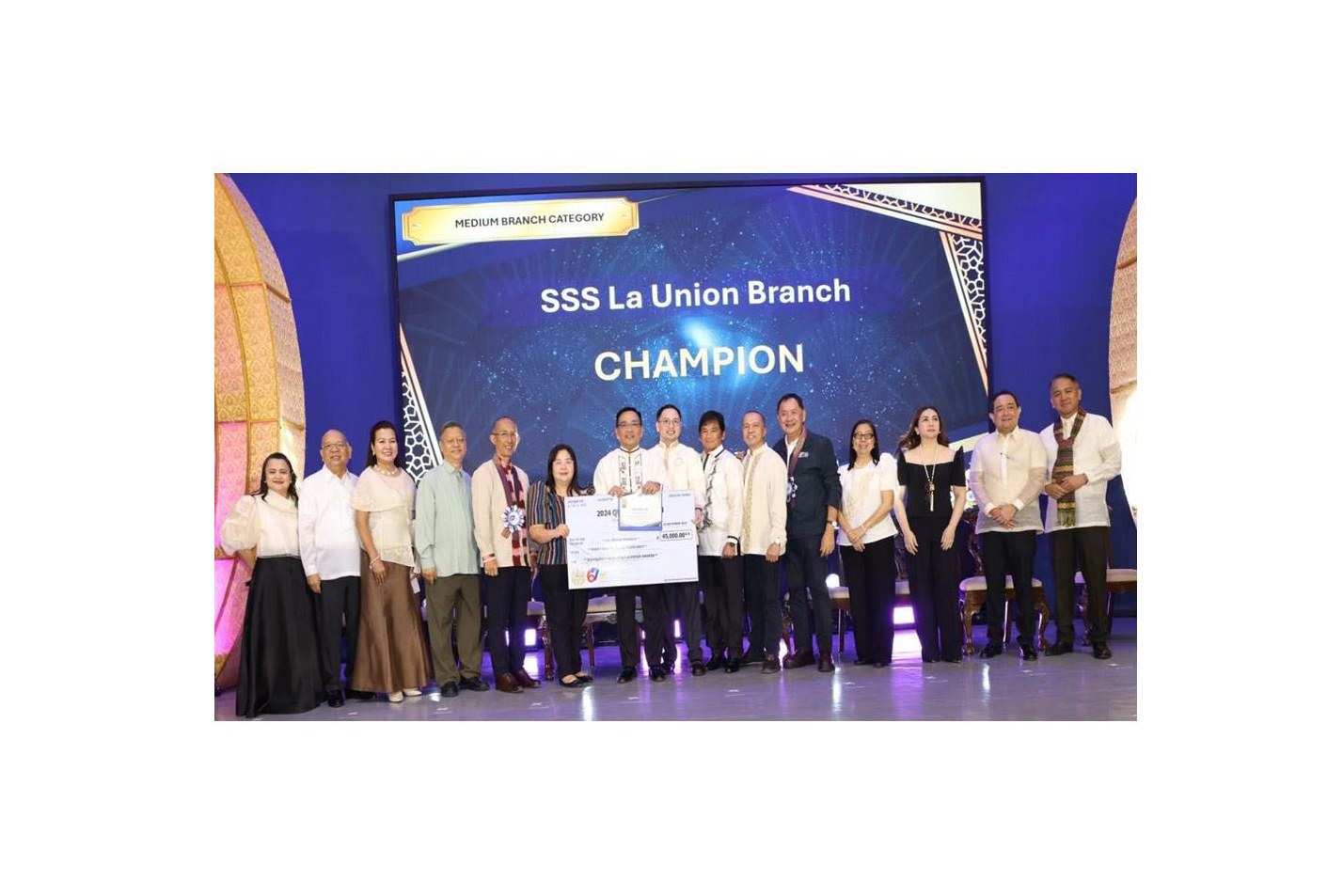 SSS La Union named as quality workplace champion