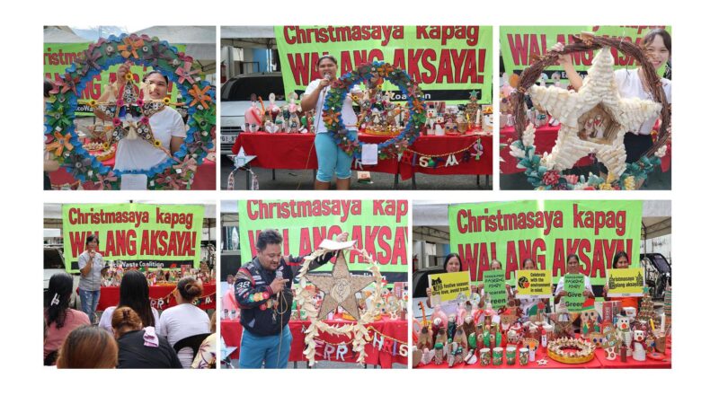 EcoWaste Coalition leads a Zero-Waste Christmas celebration in Intramuros, Manila