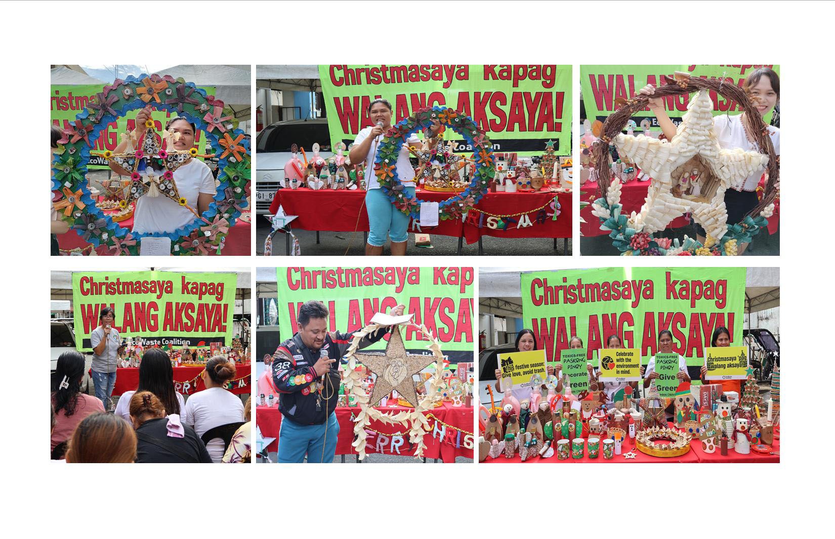 EcoWaste Coalition leads a Zero-Waste Christmas celebration in Intramuros, Manila