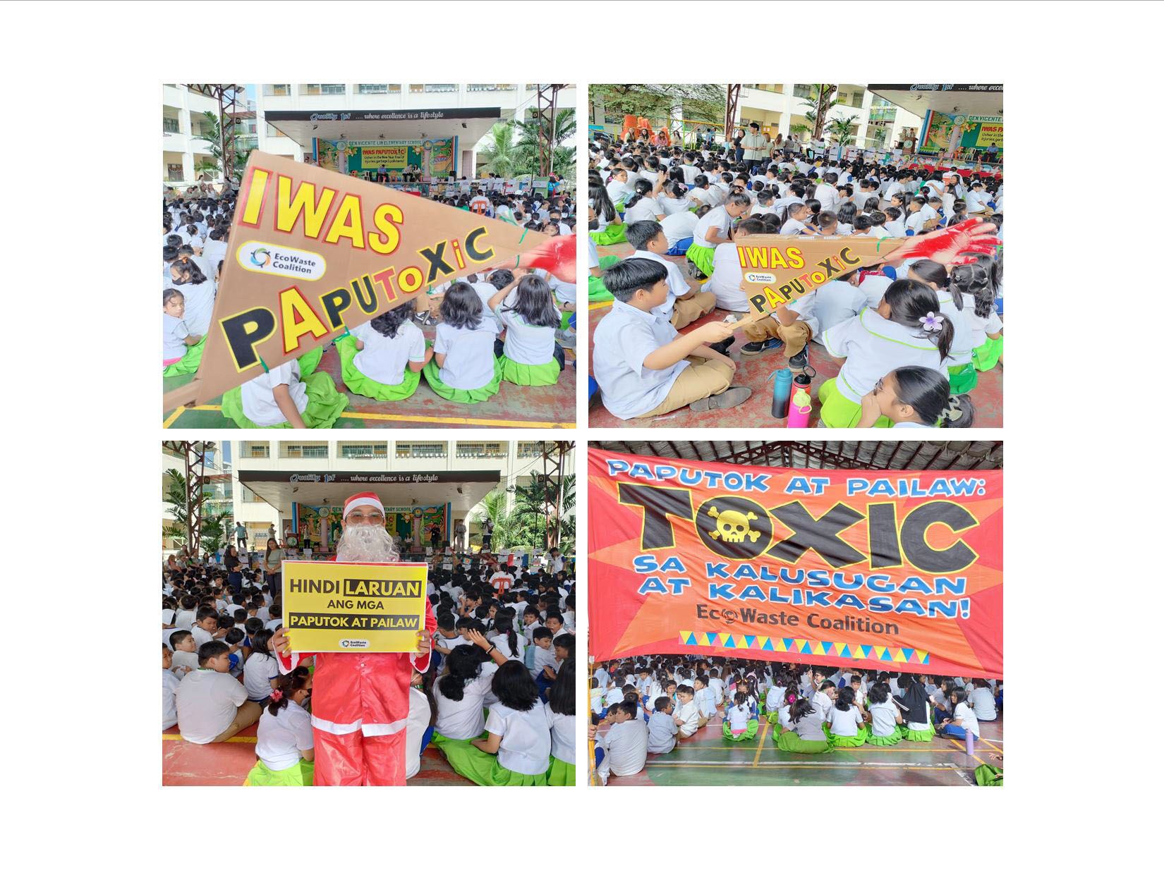 EcoWaste Coalition Holds “Iwas Paputoxic” Drive for an Injury-Free, Litter-Free and Toxics-Free Welcome to New Year 2025