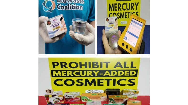 EcoWaste Coalition Slams Mercury Cosmetics as Toxic Menace to Health and Environment