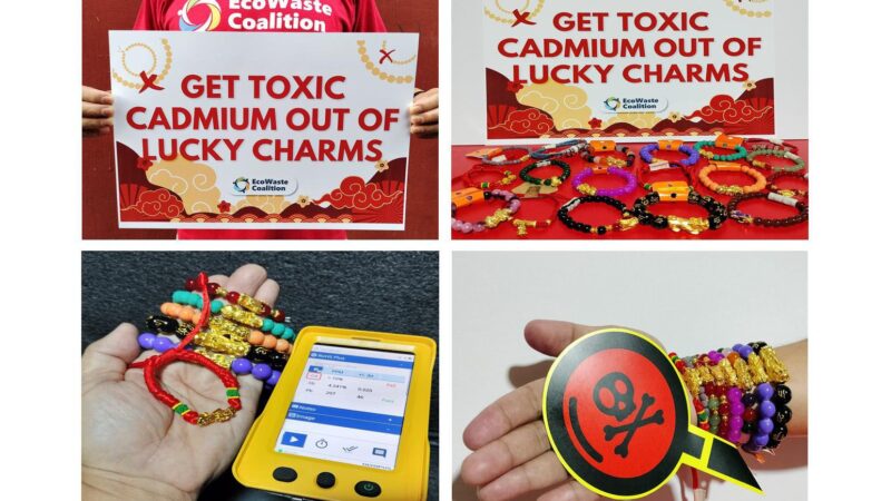 EcoWaste Coalition: Get Toxic Cadmium Out of Lucky Charm Bracelets