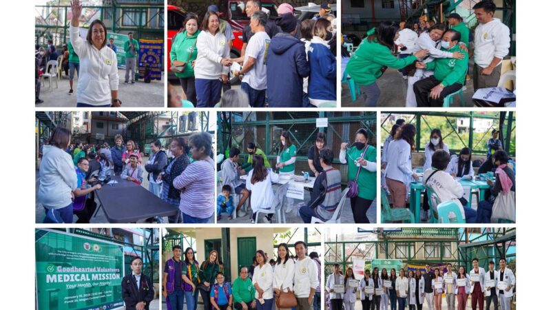 Goodhearted Volunteers Medical Mission matagumpay na nakapagbigay ng libreng pangangalagang pangkalusugan sa mahigit 300 pasyente sa Irisan