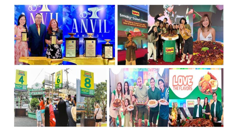 Mang Inasal celebrates triple victory at the 60th Anvil Awards