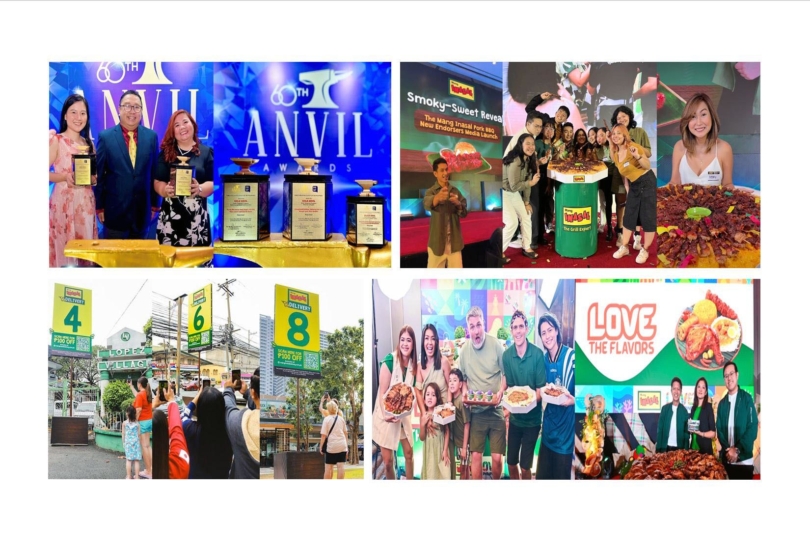 Mang Inasal celebrates triple victory at the 60th Anvil Awards