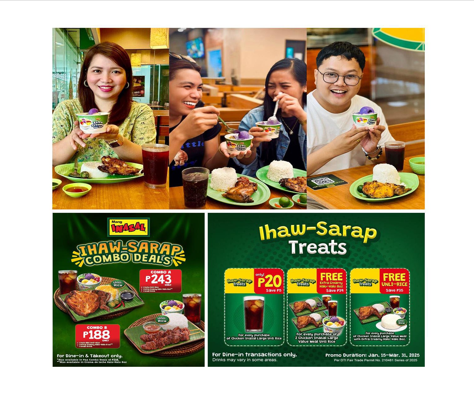 Mang Inasal welcomes 2025 with delicious New Year treats