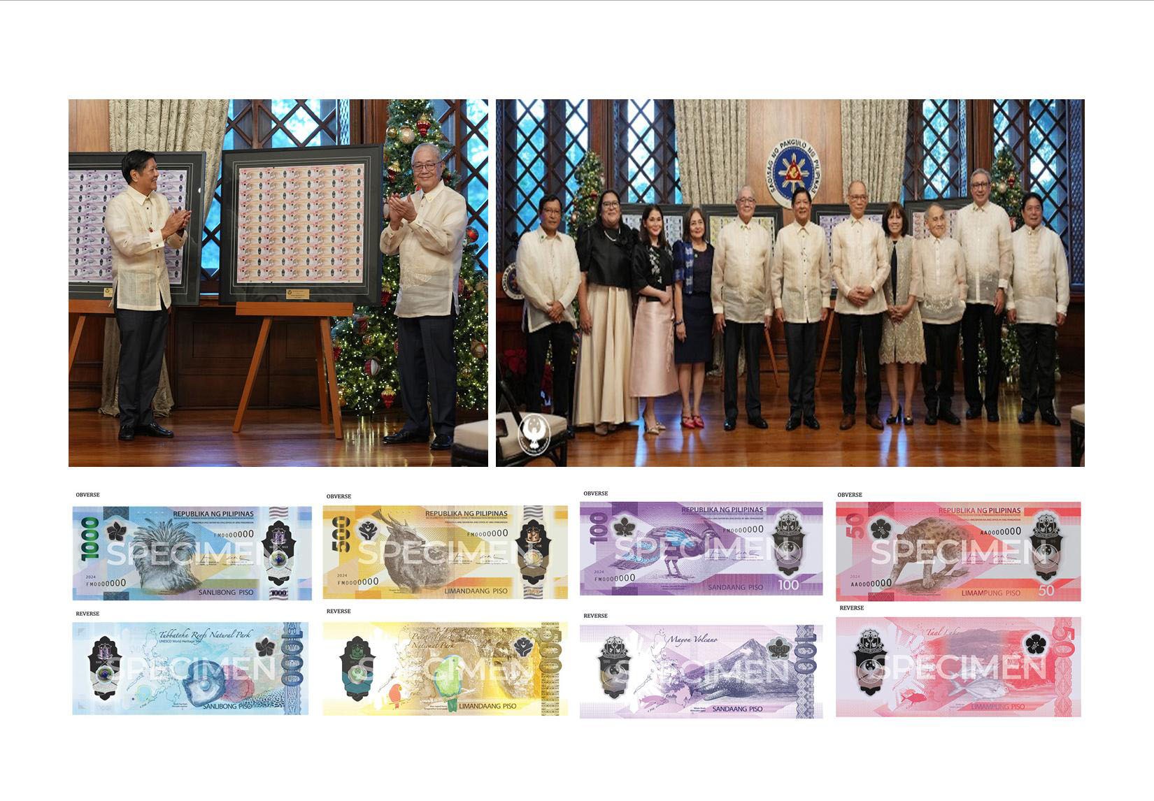 President Marcos Receives New Polymer Banknote Series from BSP