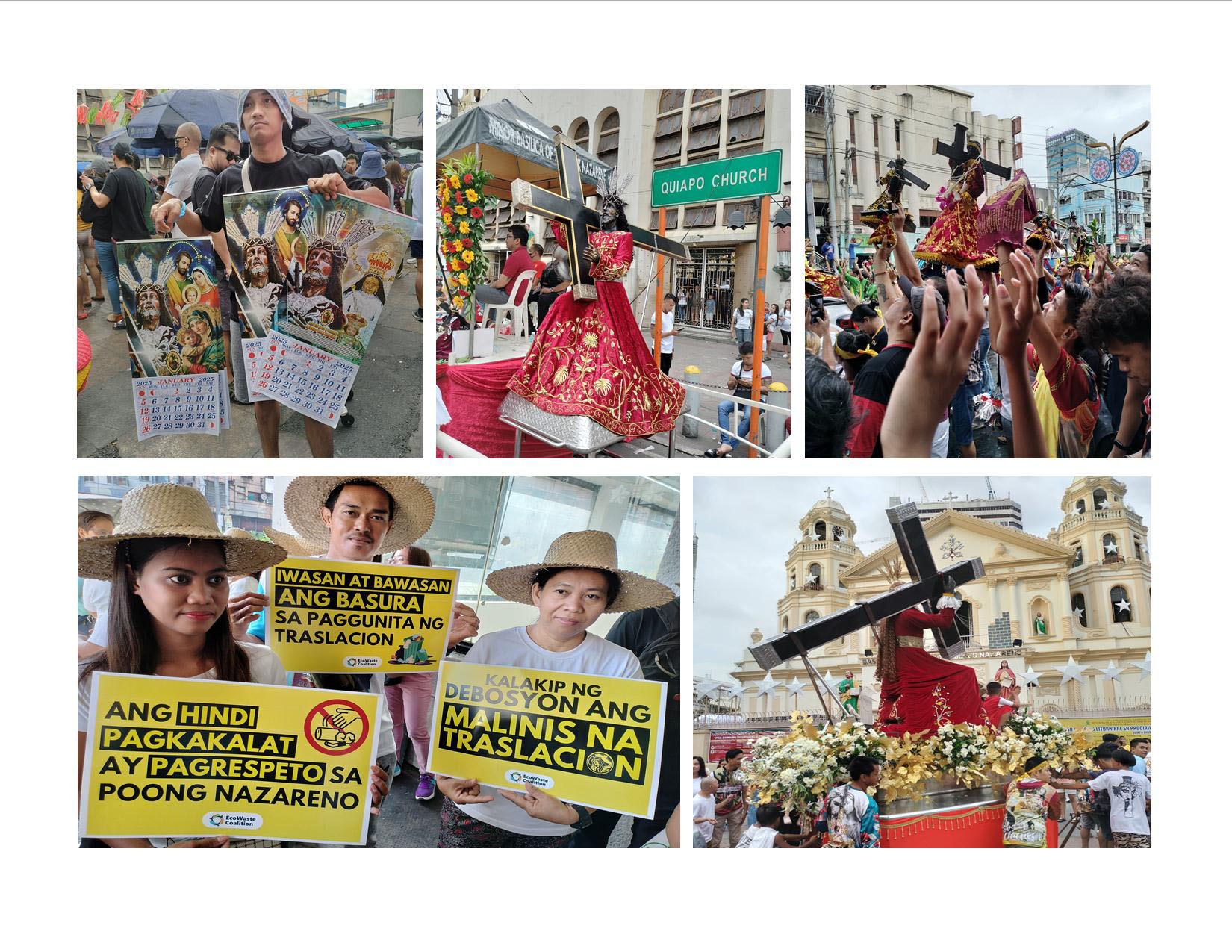 EcoWaste Coalition Urges Black Nazarene Devotees to Manifest their Faith in a Litter-Free Manner