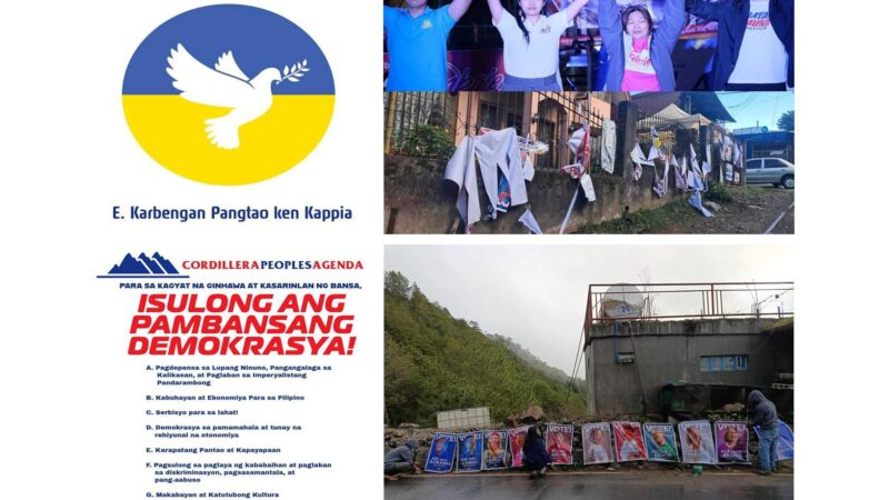 MAKABAYAN LAUNCHES CAMPAIGN IN CORDILLERA, CALLS OUT RED-TAGGING AND POSTER “CRACKDOWN”