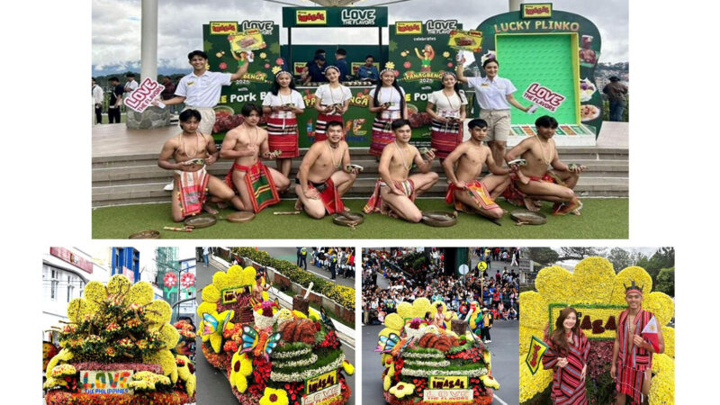 Mang Inasal blooms at the 2025 Panagbenga Festival