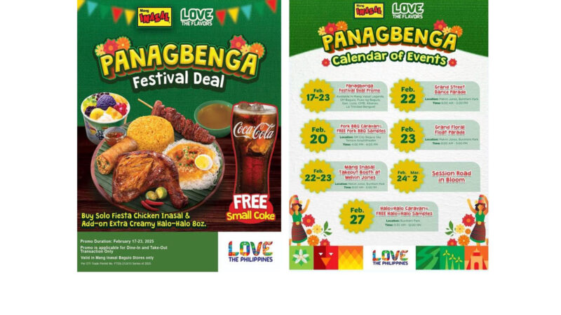 Mang Inasal, “LOVE THE FLAVORS” Celebrating PANAGBENGA Festival in Baguio City