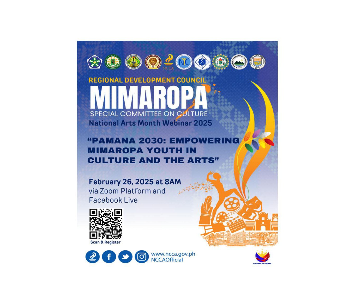 “Ani ng Sining” webinar in Mimaropa scheduled on last Wednesday of February