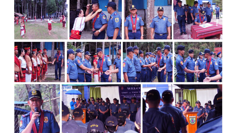 PRO-CAR RD DAVID K. PEREDO JR. visits the Hagiyo Cops, Ifugao Police Provincial Office