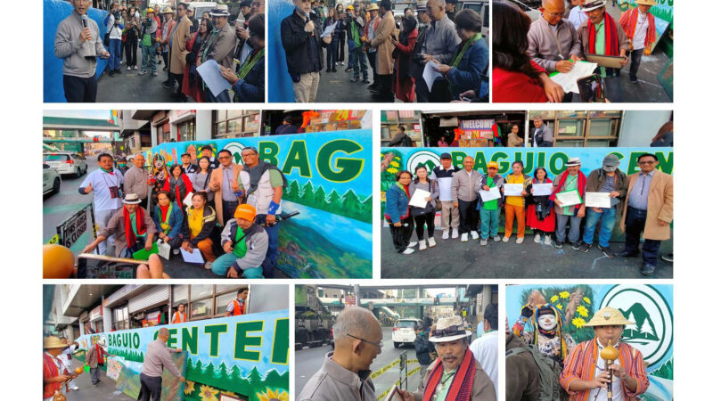 MURAL PAINTING RIBBON CUTTING IN BAGUIO CENTER MALL