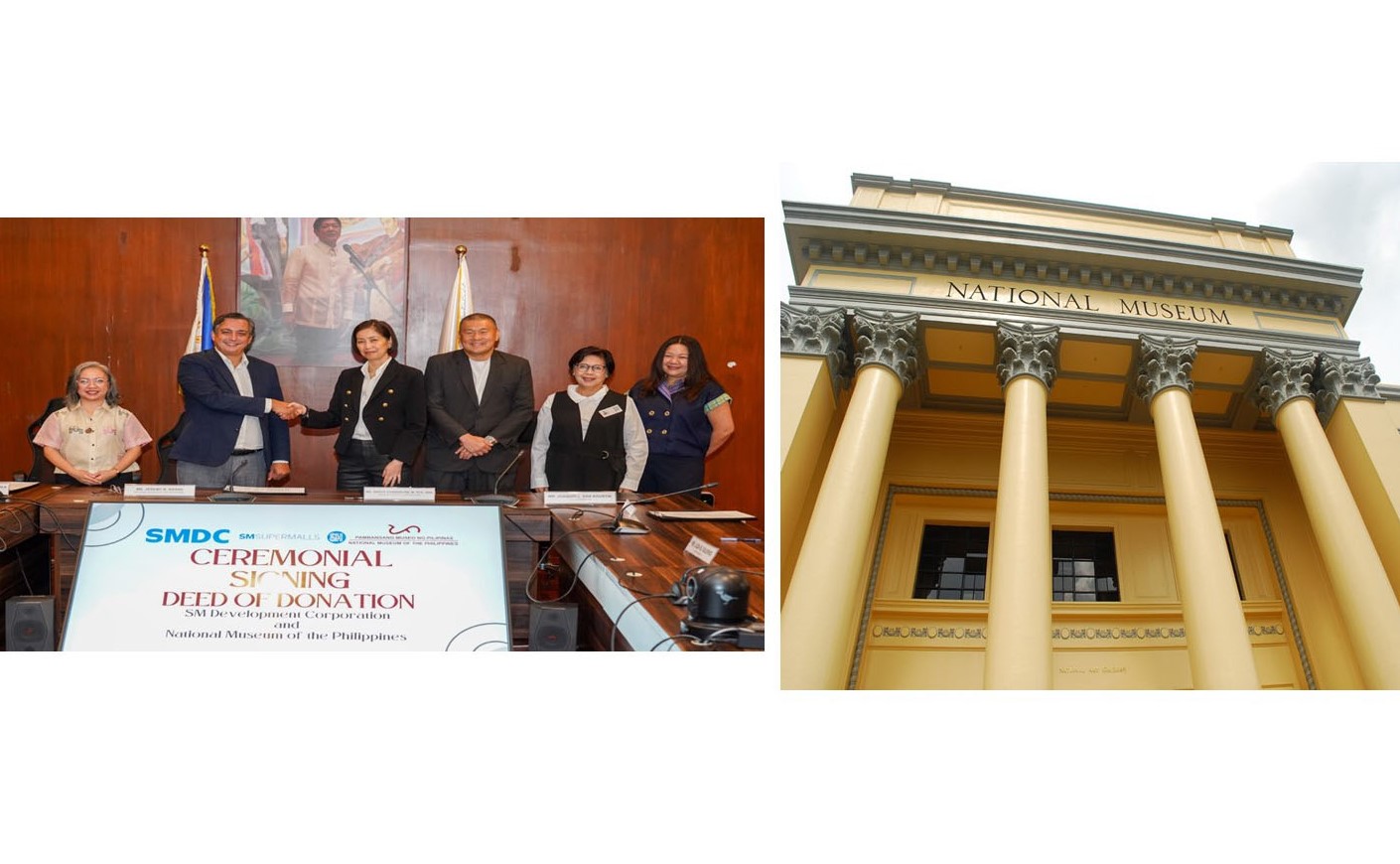 SMDC, SM Supermalls partner with the National Museum in landmark service donation