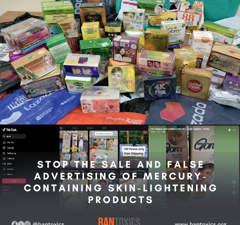 BAN Toxics to Content Creators and Online Sellers: Stop Spreading Misinformation on Mercury-containing Skin Lightening Products