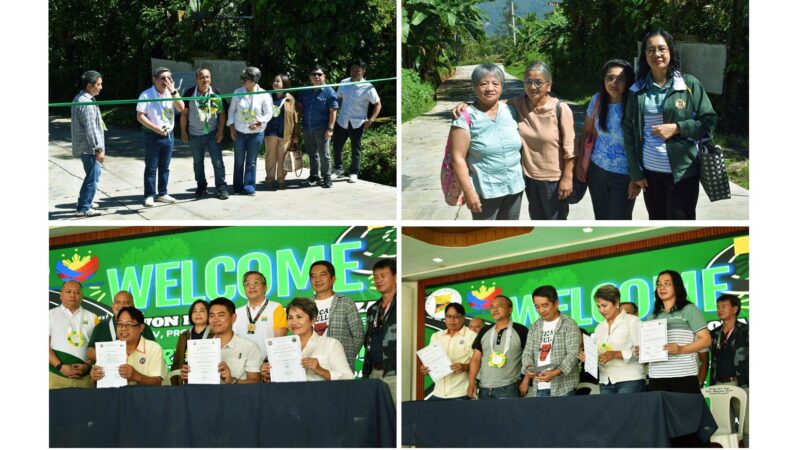 DAR-CAR, DAR-Benguet turnover Farm-to-Market Road to Local Farmer Beneficiaries