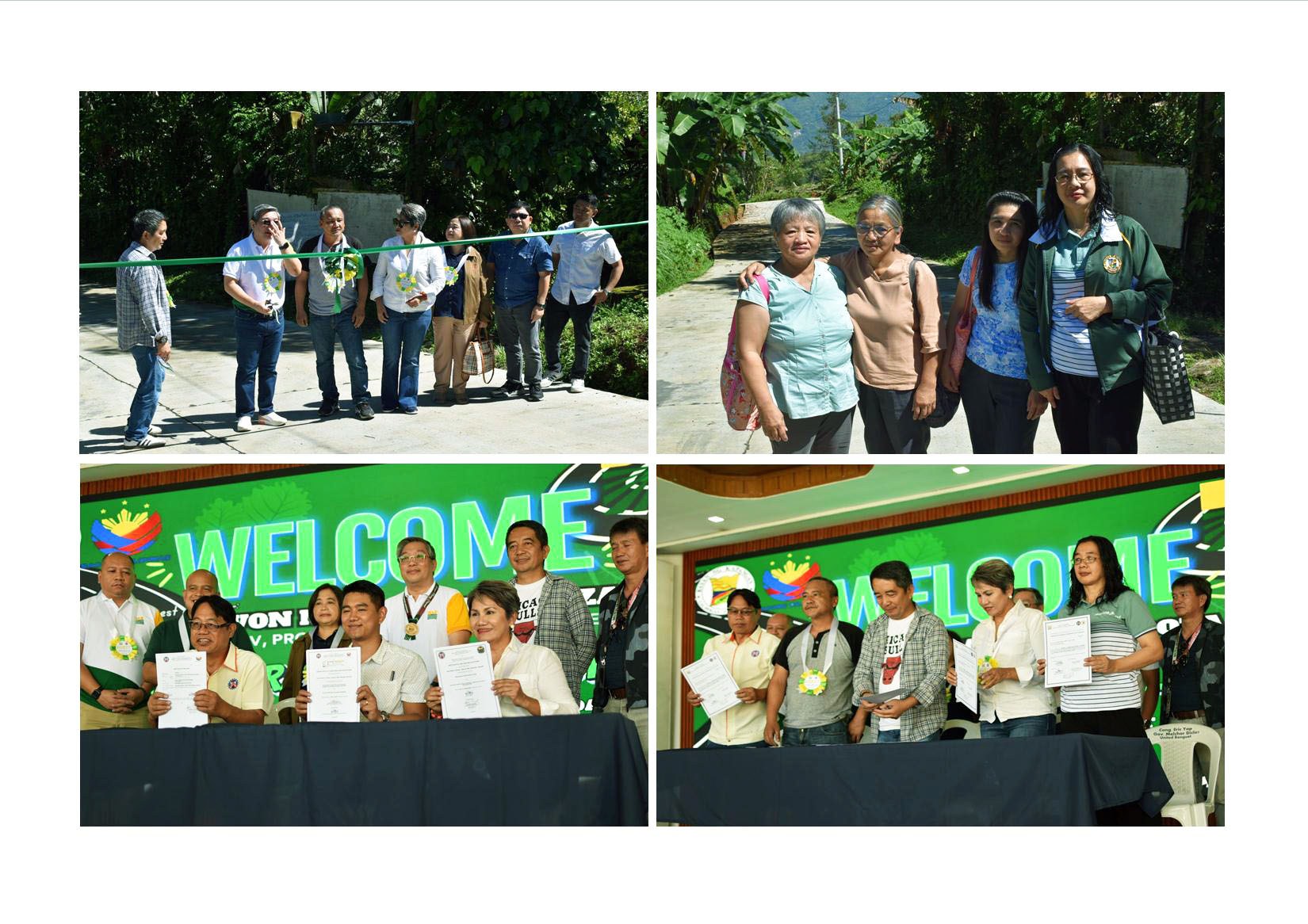 DAR-CAR, DAR-Benguet turnover Farm-to-Market Road to Local Farmer Beneficiaries