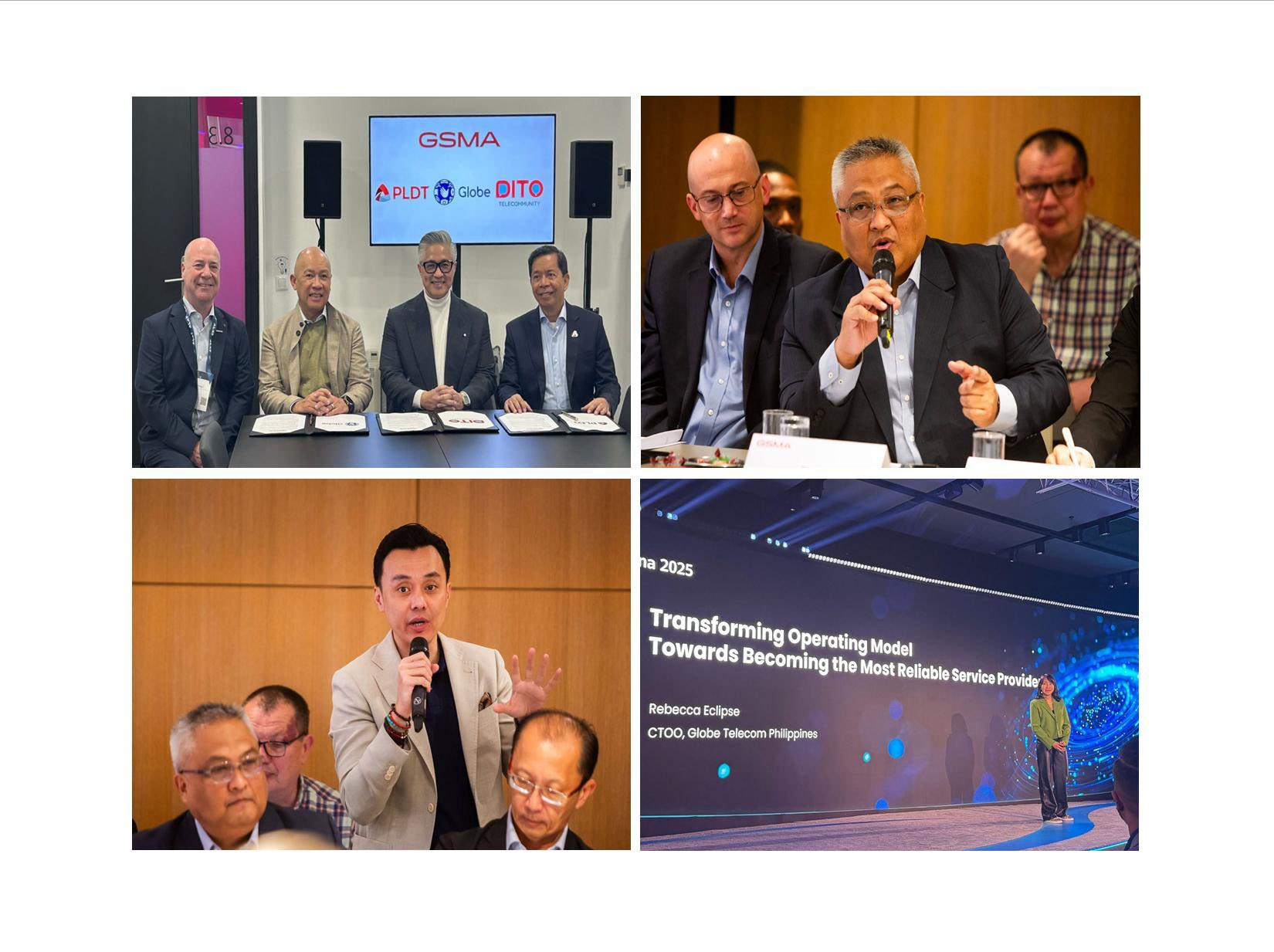 Globe leaders take on global connectivity discussions at MWC Barcelona 2025